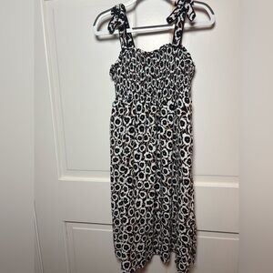 Diane Von Furstenberg Black and White Kids Casual Dress